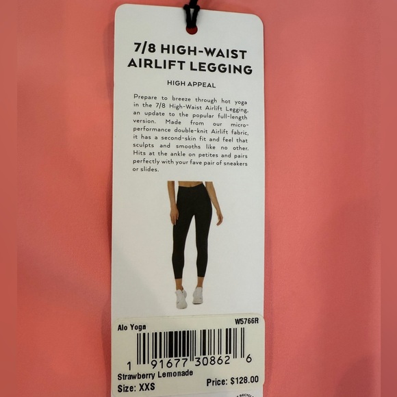 Women’s Alo 7/8 Airlift leggings XXS NWT - Picture 4 of 4